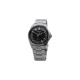 Seiko MEN'S Classic Stainless Steel Black Dial Watch SUR505P1