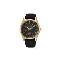 Seiko MEN'S Sport Silicone Black Dial Watch SUR560P1
