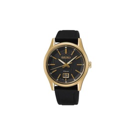 Seiko MEN'S Sport Silicone Black Dial Watch SUR560P1