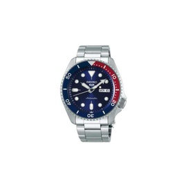 MEN'S Seiko 5 Stainless Steel Blue Dial Watch SRPD53