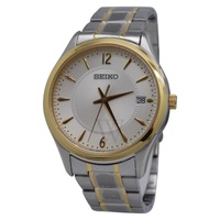 Seiko MEN'S Sapphire Stainless Steel Silver-tone Dial Watch SUR468P1
