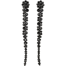 시몬 로샤 Simone Rocha Black Drip Earrings 241405M144004