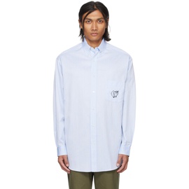 Sky High Farm Workwear Blue Samira Nasr 에디트 Edition Shirt 232219M192001