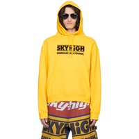 Sky High Farm Workwear Yellow Print Hoodie 241219M202002
