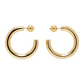소피 부하이 Sophie Buhai Gold Small Everyday Hoop Earrings 241942F022018