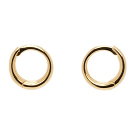 소피 부하이 Sophie Buhai Gold Small Nouveau Hoop Earrings 241942F022027