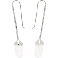소피 부하이 Sophie Buhai Silver Long Dripping Stone Earrings 241942F022037