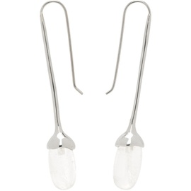 소피 부하이 Sophie Buhai Silver Long Dripping Stone Earrings 241942F022037