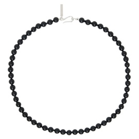소피 부하이 Sophie Buhai Black Tiny Onyx Collar Necklace 241942F023031