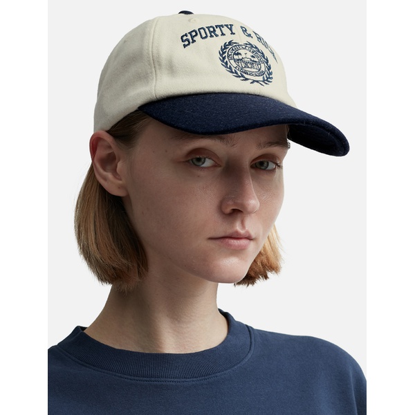  스포티 앤 리치 Sporty & Rich Varsity Crest Flannel Hat 902915