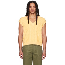 스포티 앤 리치 Sporty & Rich Yellow Oversized Vest 231446M206002