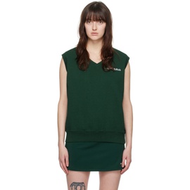 스포티 앤 리치 Sporty & Rich Green Serif Vest 241446F100006