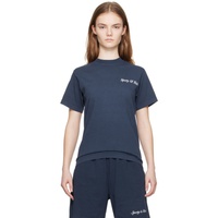 스포티 앤 리치 Sporty & Rich Navy HWCNY T-Shirt 241446F110005