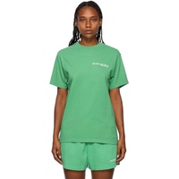 스포티 앤 리치 Sporty & Rich Green Disco T-Shirt 222446F110004