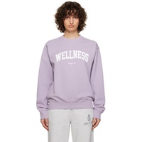스포티 앤 리치 Sporty & Rich Purple Wellness Ivy Sweatshirt 231446F098004