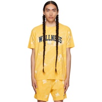 스포티 앤 리치 Sporty & Rich Yellow Wellness Ivy T-Shirt 232446M213004