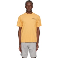 스포티 앤 리치 Sporty & Rich Yellow NY Health & Wellness Club T-Shirt 242446M213003