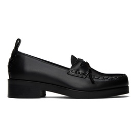 스테판 쿡 Stefan Cooke Black Polished Leather Loafers 241300M231003
