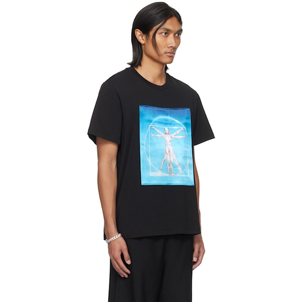 스텔라 맥카트니 스텔라 맥카트니 Stella McCartney Black Vitruvian Woman T-Shirt 241471M213005