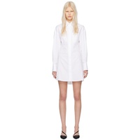 스텔라 맥카트니 Stella McCartney White Buttoned Minidress 241471F052000