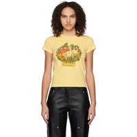 스텔라 맥카트니 Stella McCartney Yellow Rewild Yourself T-Shirt 231471F110008