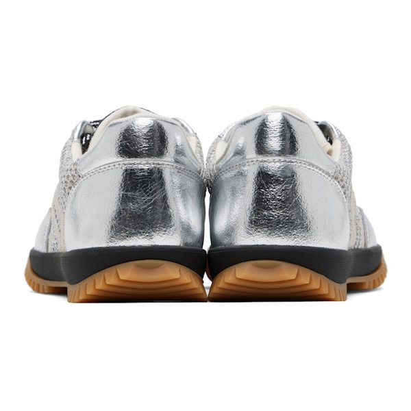 스텔라 맥카트니 스텔라 맥카트니 Stella McCartney Silver S-Wave Sport Mesh Panelled Sneakers 241471F128007