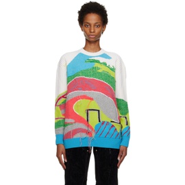 스텔라 맥카트니 Stella McCartney Multicolor Landscape Sweater 222471F096033