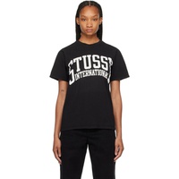 Stuessy Black Pigment-Dyed T-Shirt 241353F110001