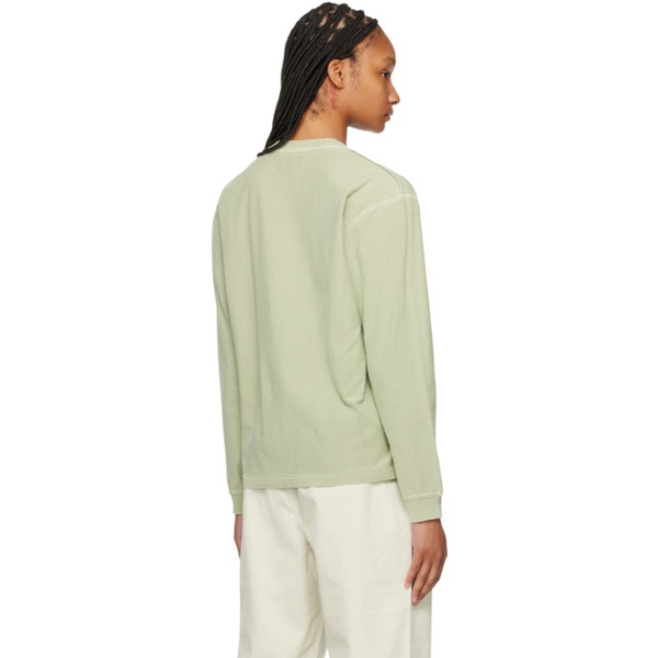 Stuessy Green Lazy Long Sleeve T-Shirt 241353F110003