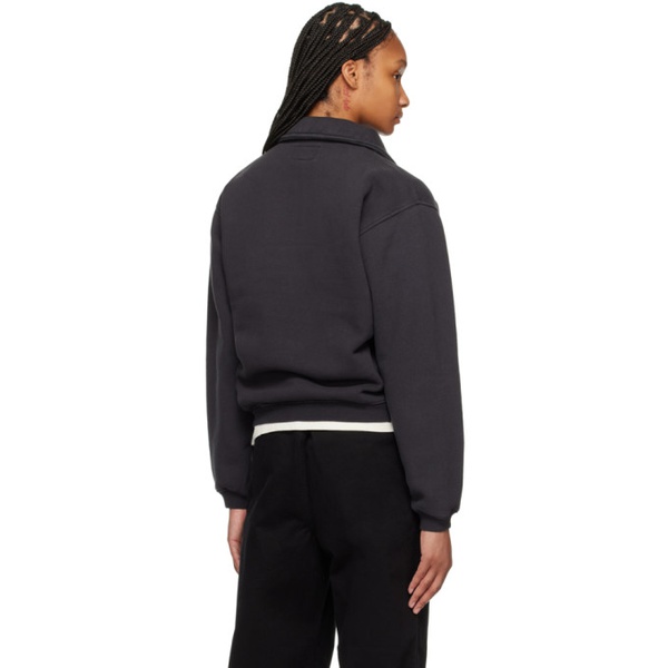  Stuessy Black Half-Zip Sweatshirt 241353F098003