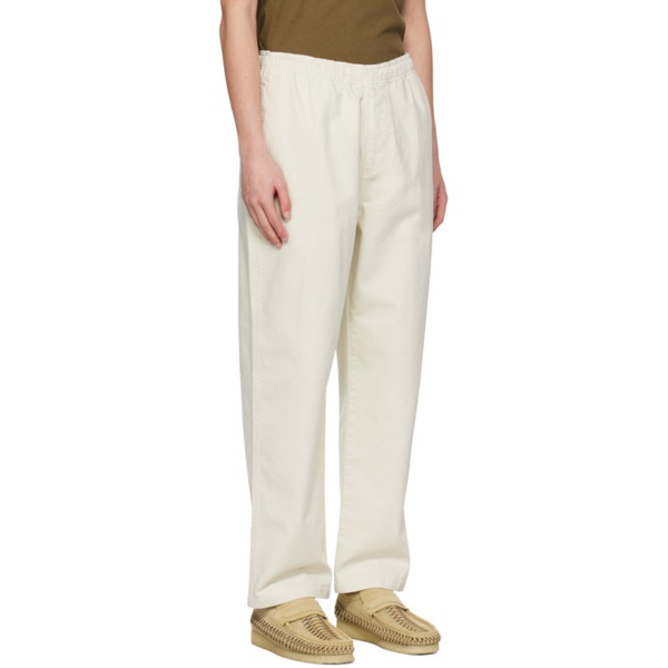  Stuessy 오프화이트 Off-White Beach Trousers 241353M191004
