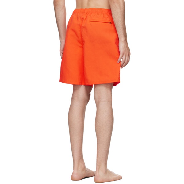  Stuessy Orange Big Basic Swim Shorts 241353M208001