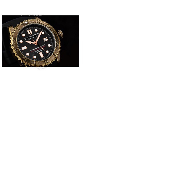  Stuhrling Original Aquadiver Automatic Black Dial Mens Watch M16759