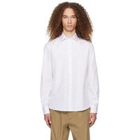 선스펠 Sunspel White Buttoned Shirt 241128M192005