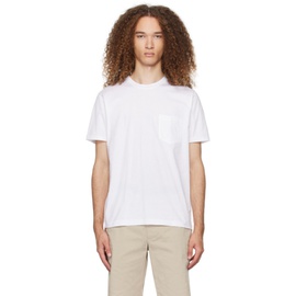 선스펠 Sunspel White Riviera T-Shirt 241128M213000