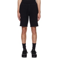 선스펠 Sunspel Black Relaxed-Fit Shorts 241128M193001