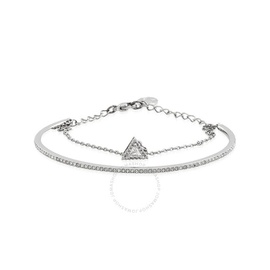 Swarovski Rhodium Plated Triangle Cut Pave Ortyx Bracelet 5643733