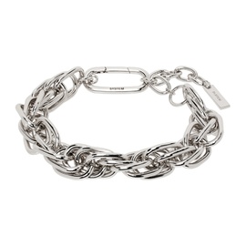 시스템 System Silver Layer Chain Bracelet 241494M142000