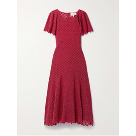 The GREAT. The Harmony cotton-guipure lace midi dress 790764162