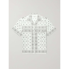 THE REAL MCCOY Bandana-Print Cotton Shirt 11452292646805289
