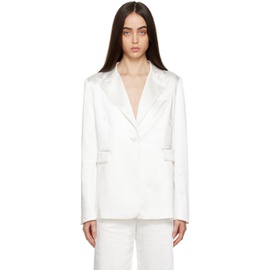 THIRD FORM White Tailored Blazer 231477F057002