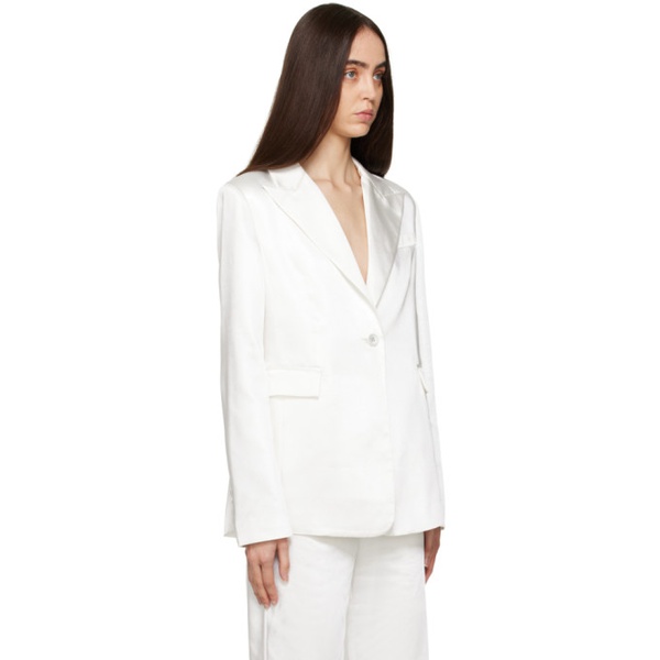  THIRD FORM White Tailored Blazer 231477F057002