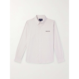 디스이즈네버댓 THISISNEVERTHAT DSN Button-Down Collar Logo-Embroidered Striped Cotton Oxford Shirt 1647597327307956
