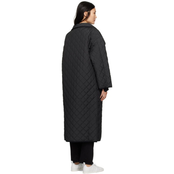  TOTEME Black Quilted Coat 232771F059005