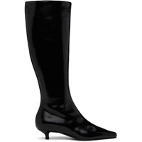 TOTEME Black The Slim Knee-High Boots 241771F115001