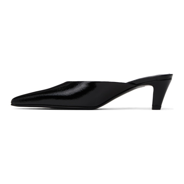  TOTEME Black The Patent Leather Mule Heels 241771F122001