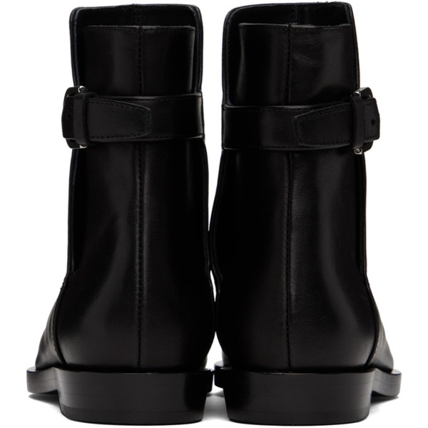  TOTEME Black The Belted Boots 241771F113006