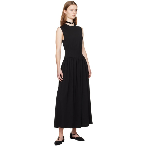  TOTEME Black Sleeveless Midi Dress 241771F055009
