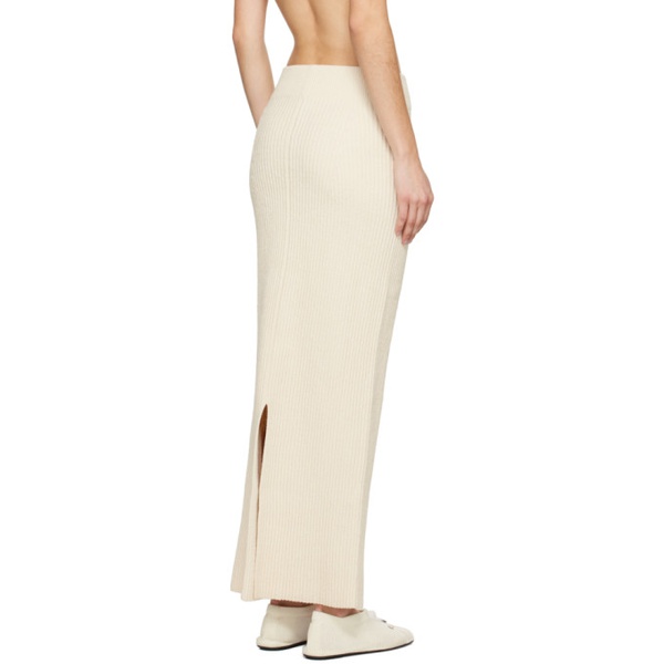  TOTEME 오프화이트 Off-White Vented Maxi Skirt 241771F093010