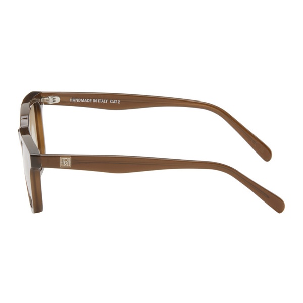  TOTEME Brown The Squares Sunglasses 241771F005003
